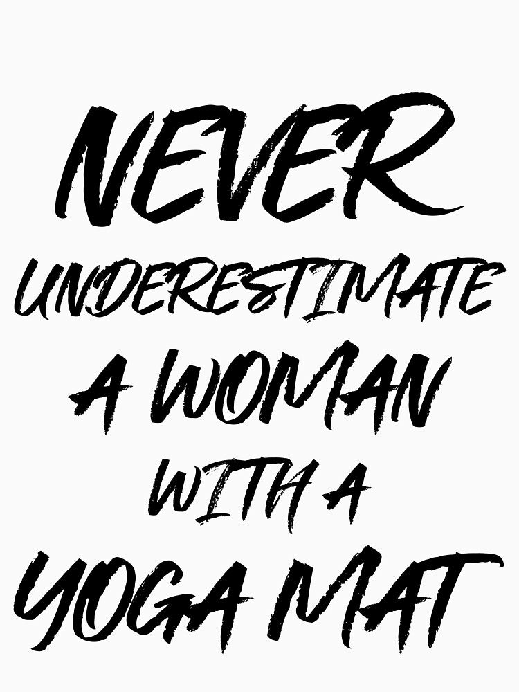 Funny Woman With Yoga Mat by RiseandShineTee T-Shirts, Hoodie, Sweatshirt | BlankRebels.com (Image 3)