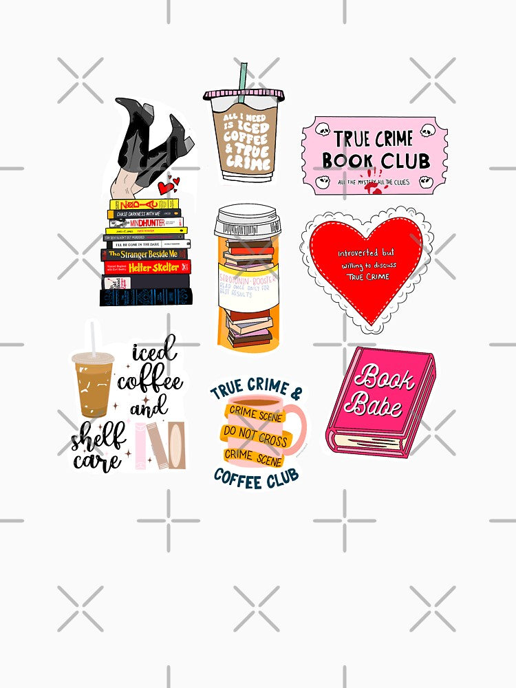 TRUE CRIME BOOK CLUB PACK by Lauren Rosenberger T-Shirts, Hoodie, Sweatshirt | BlankRebels.com (Image 3)