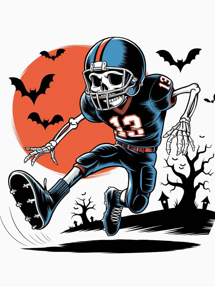 American Football Skeleton Halloween Football Fans T-Shirts, Hoodie, Sweatshirt