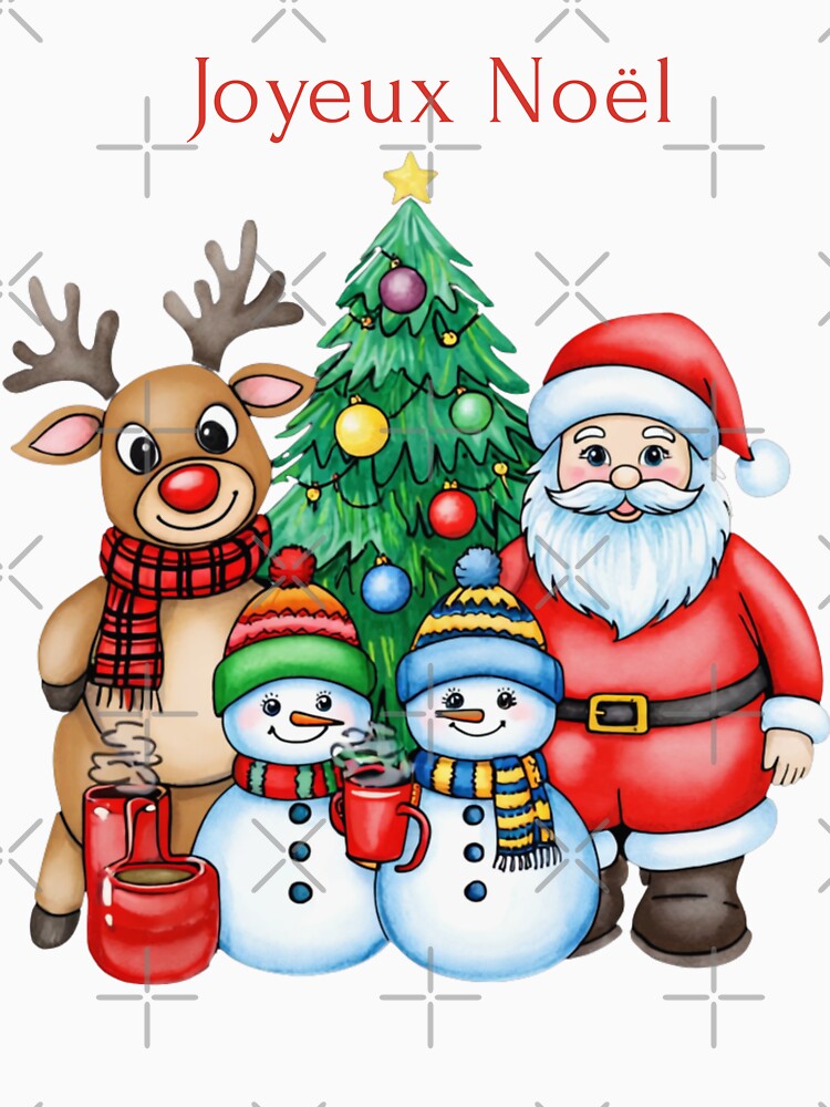 Merry Christmas Friends — Cute Family Characters Holiday Illustration by Artxotic Studio T-Shirts, Hoodie,... (Image 3)
