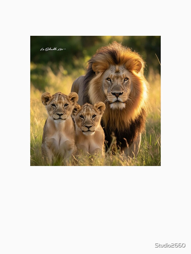 Lion and his cubs by Studio2660 T-Shirts, Hoodie, Sweatshirt | BlankRebels.com (Image 3)