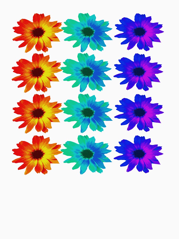 Rainbow of flowers by SleepingFlower T-Shirts, Hoodie, Sweatshirt | BlankRebels.com (Image 3)