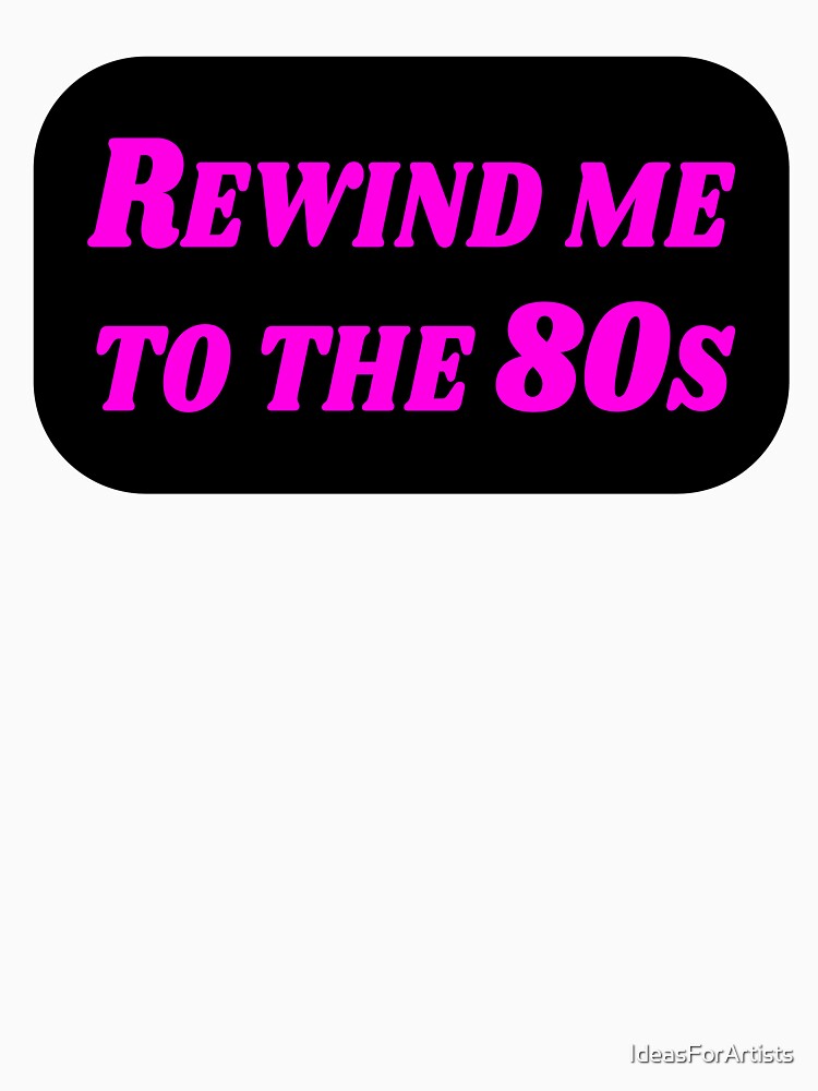 Rewind me to the 80s - neon pink by Inspirationmotivation