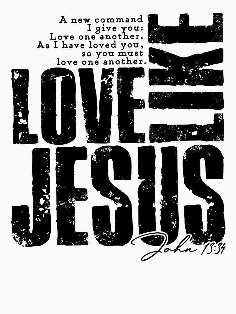 Love Like Jesus by DusyaIlyinishna T-Shirts, Hoodie, Sweatshirt | BlankRebels.com (Image 3)