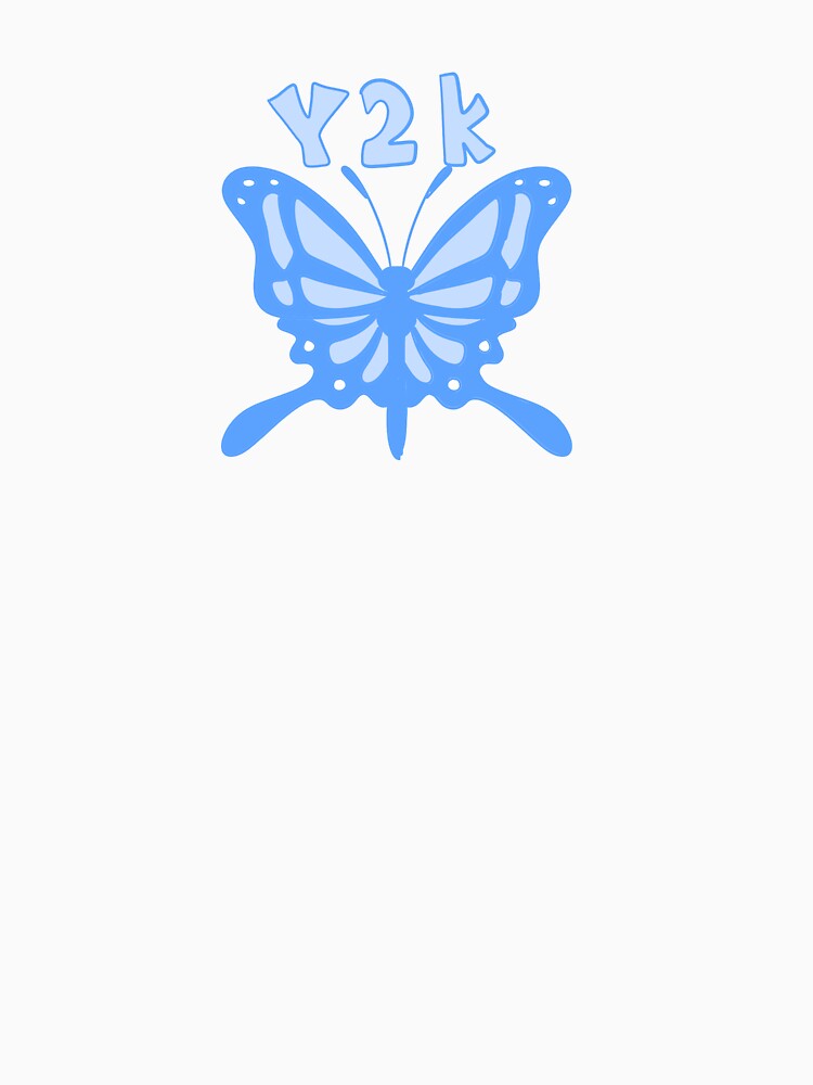 Blue Y2K Butterfly by gross-girl99 T-Shirts, Hoodie, Sweatshirt | BlankRebels.com (Image 3)