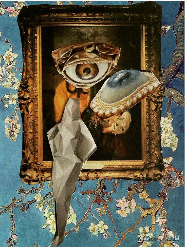 Daliesque Portrait feat. Schiaparelli eyes by MonsoonartsbyM