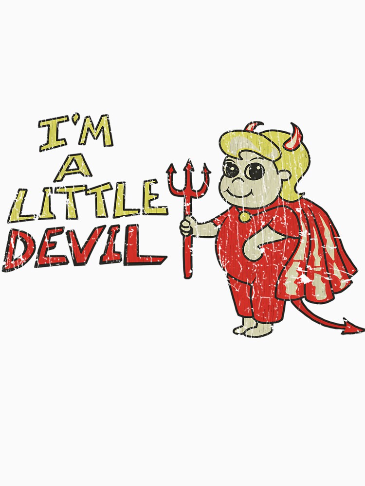 I'm a Little Devil – Retro Mischief Cartoon Style 1976 by BrittanyDRaino