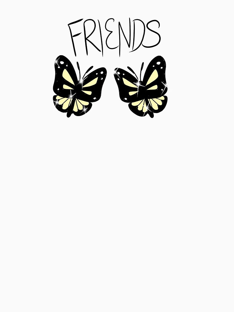 Butterfly Friends (yellow) by gross-girl99 T-Shirts, Hoodie, Sweatshirt | BlankRebels.com (Image 3)