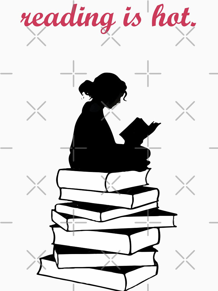 Bookish girl - "Reading is hot." by LoFi-OG T-Shirts, Hoodie, Sweatshirt | BlankRebels.com (Image 3)
