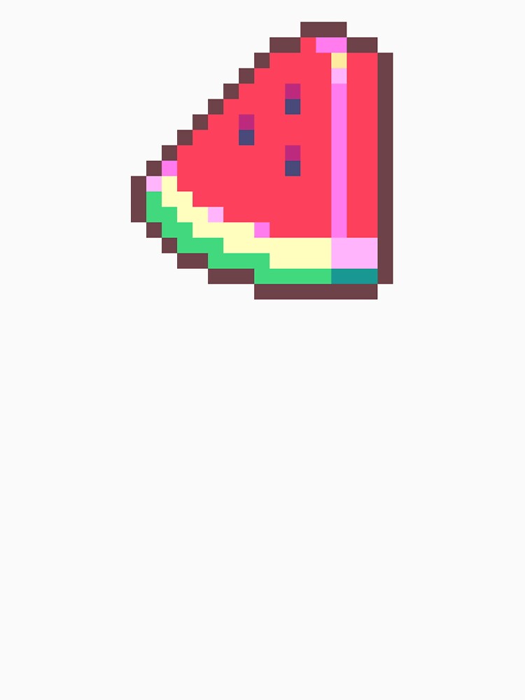 pixel watermelon by PixelArtiste T-Shirts, Hoodie, Sweatshirt | BlankRebels.com (Image 3)