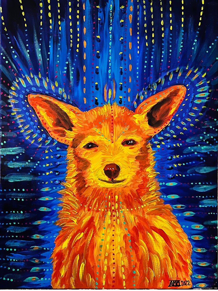 Cosmic Canine – An Aura Portrait by SigilandThread