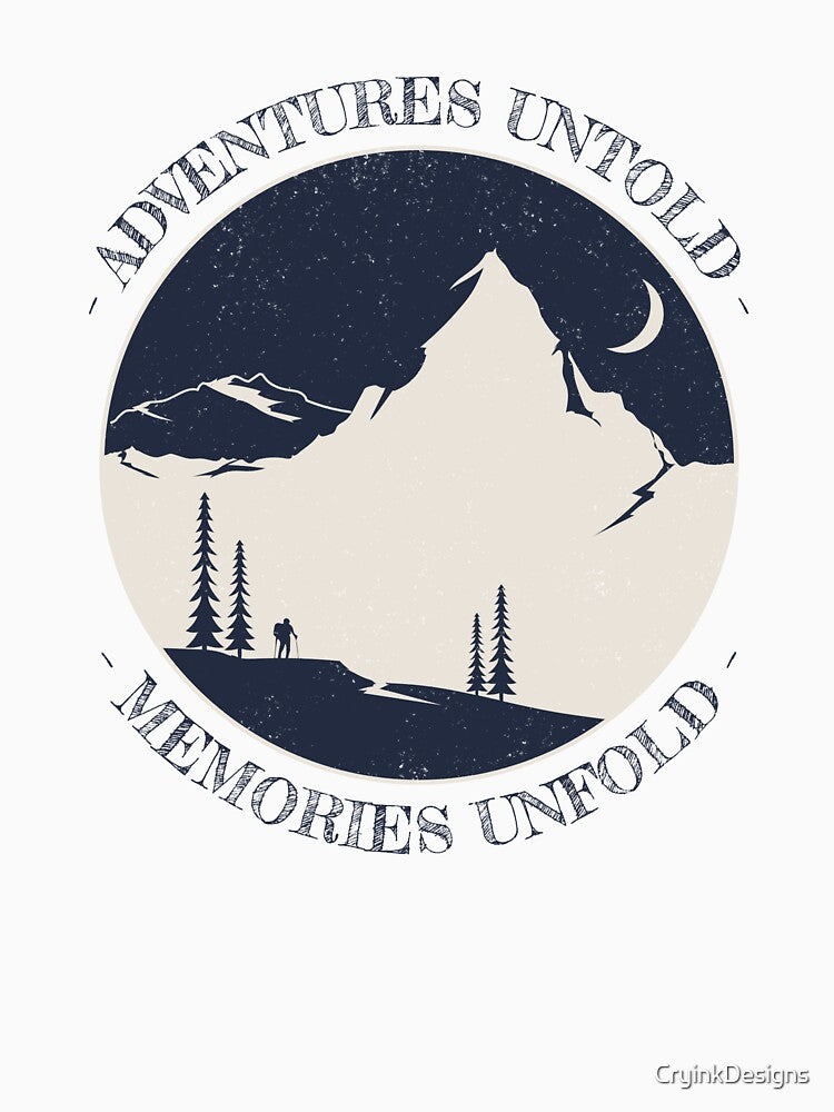 Adventures Untold -  Dark Blue by CryinkDesigns T-Shirts, Hoodie, Sweatshirt | BlankRebels.com (Image 3)