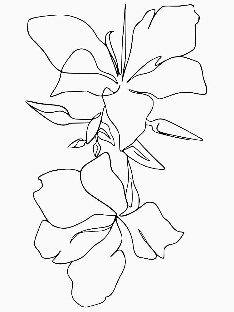 Orchids - One Line Flowers Art Minimal Design by StoreSALT T-Shirts, Hoodie, Sweatshirt | BlankRebels.com (Image 3)