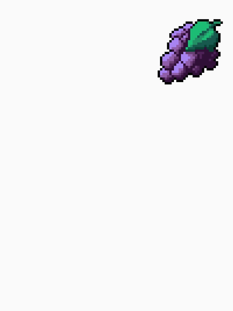Pixel Purple grape - pixel food art by LittleFoodShop T-Shirts, Hoodie, Sweatshirt | BlankRebels.com (Image 3)