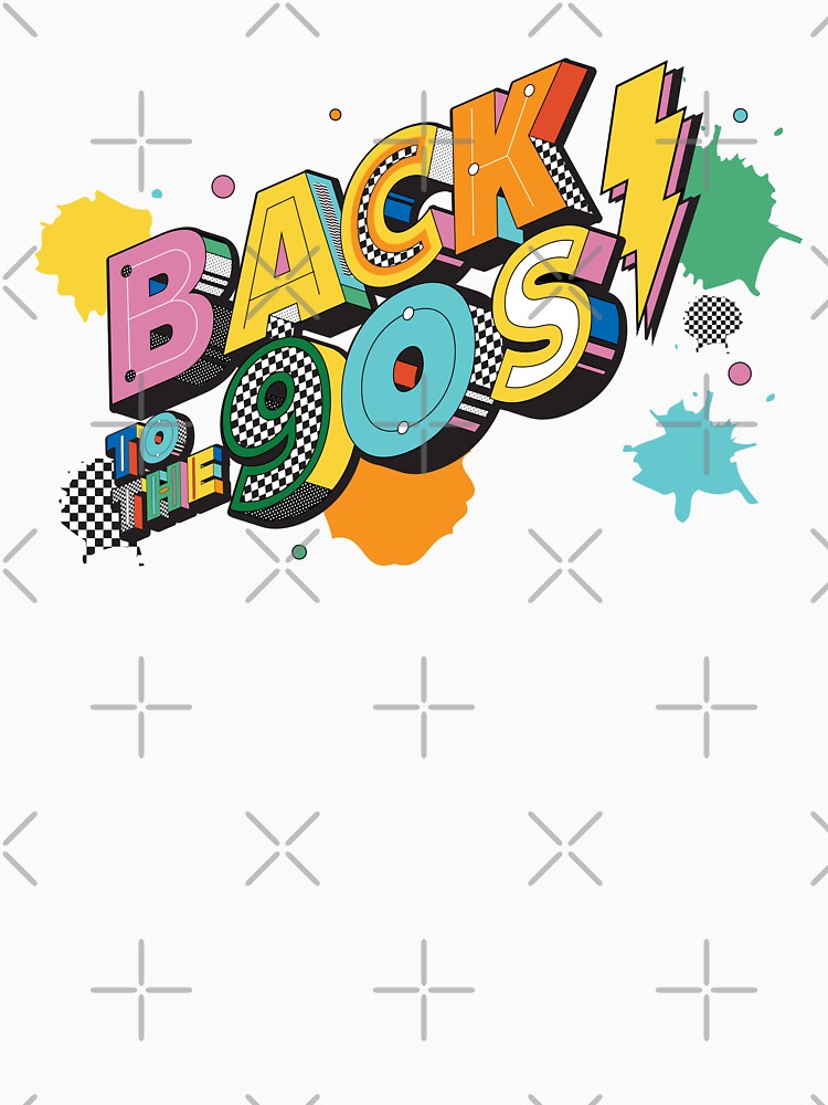 Back to the 90s theme colorful 90s era by JayDesignLabs T-Shirts, Hoodie, Sweatshirt | BlankRebels.com (Image 3)