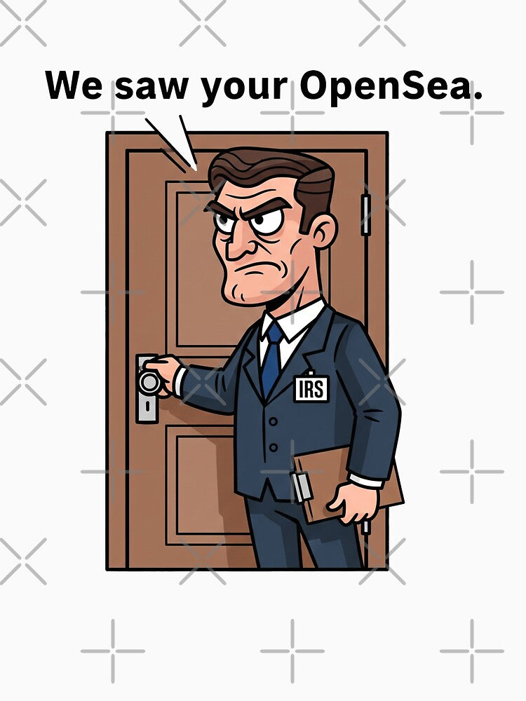 IRS Agent Meme – We Saw Your OpenSea (Funny Crypto Tax Shirt) by vibezy Hoodie, Sweatshirt | BlankRebels.com (Image 3)