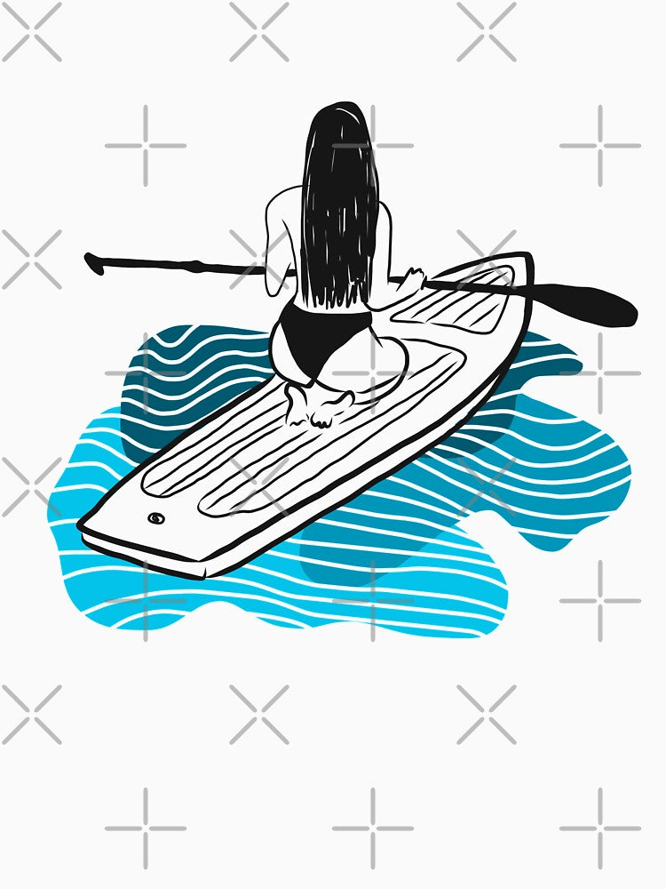 PADDLe surf surfing minimalist stand up paddle by Tropical Blood T-Shirts, Hoodie, Sweatshirt | BlankRebels.com (Image 3)