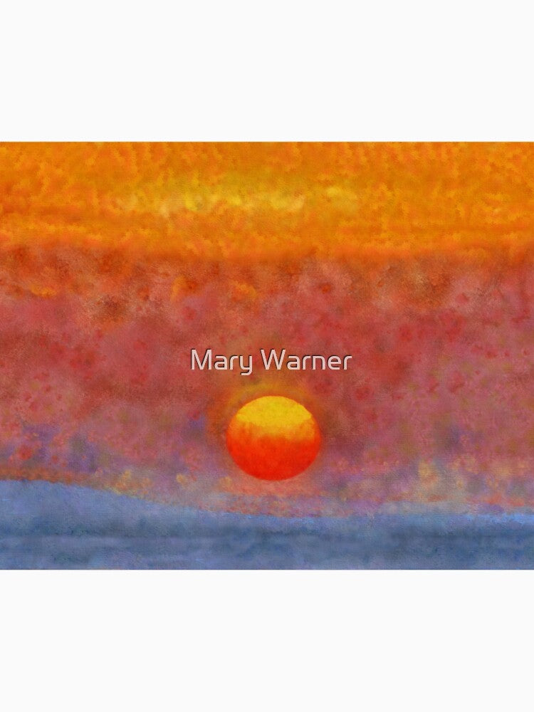 Red Ball of Setting Sun by mhwarner T-Shirts, Hoodie, Sweatshirt | BlankRebels.com (Image 2)