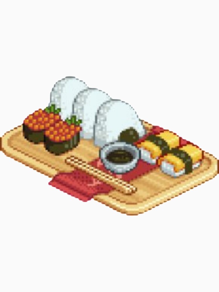 pixel art of sushi meal by AnthonyVdV T-Shirts, Hoodie, Sweatshirt | BlankRebels.com (Image 3)