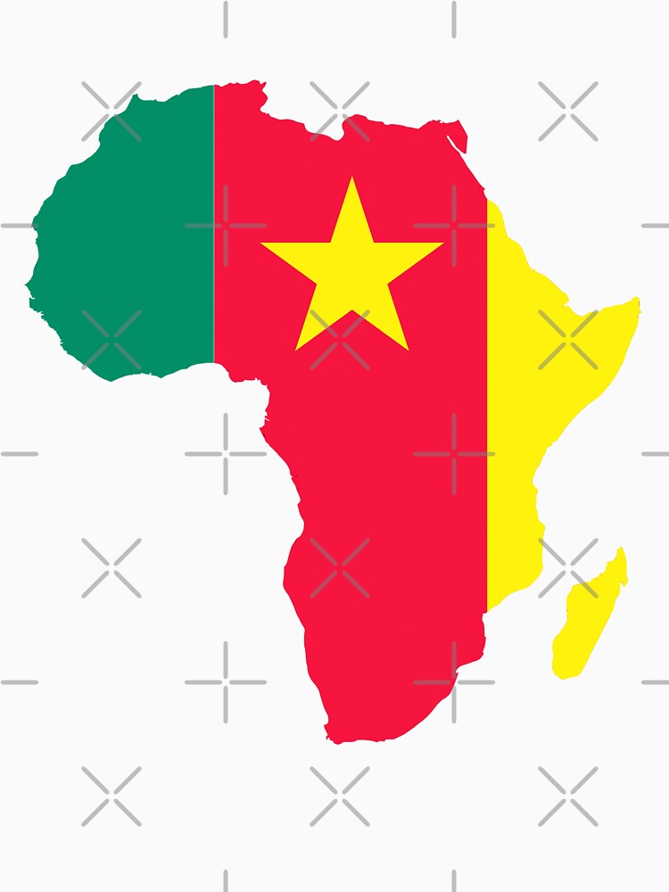 Cameroon Football Jersey Flag Africa Soccer Team Shirt by JackCurtis1991