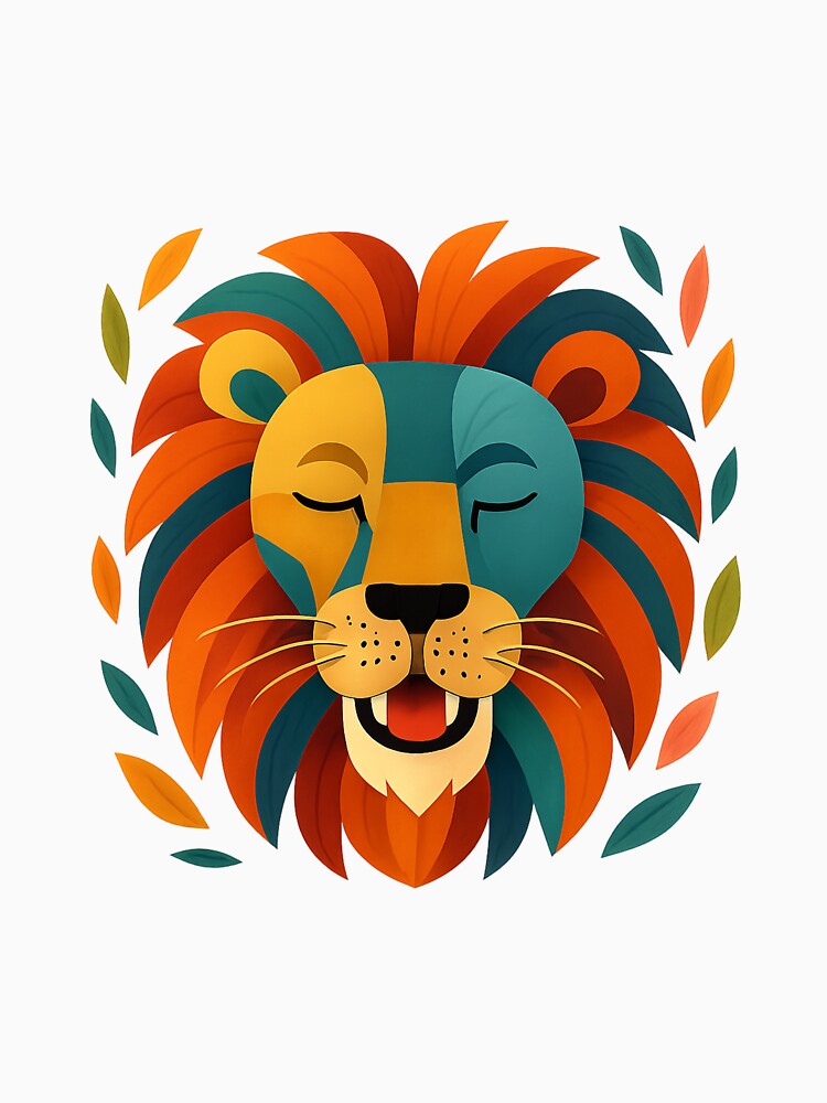 Majestic Lion Minimalist Line Art – Bold, Beautiful & Perfect for Big Cat Lovers! by amiplay T-Shirts, Hoodie,... (Image 3)