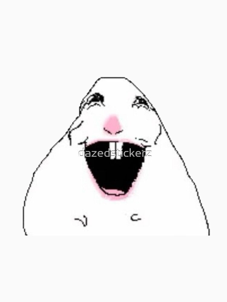 Happy hamster by dazedstickerz
