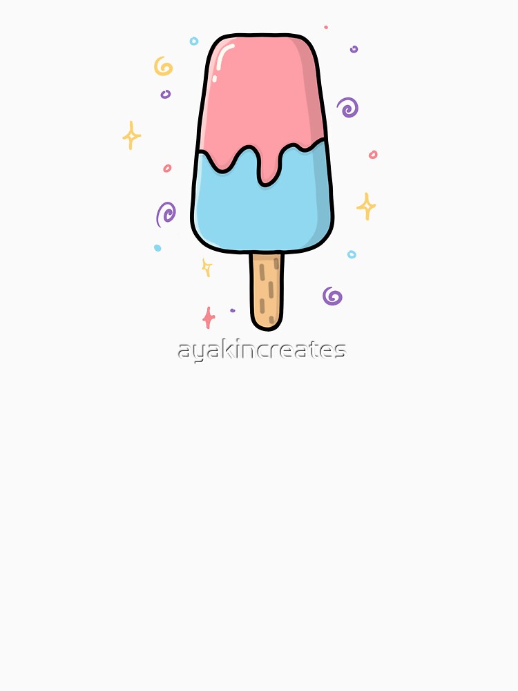 Ice Lolly Dreams T-shirt by ayakincreates Hoodie, Sweatshirt | BlankRebels.com (Image 3)