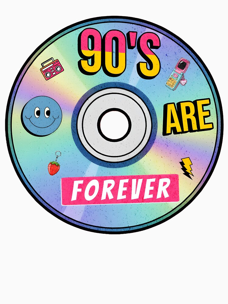 90s Are Forever CD – Y2K Retro Nostalgia Gaming & Cartoon T-Shirts, Hoodie, Sweatshirt