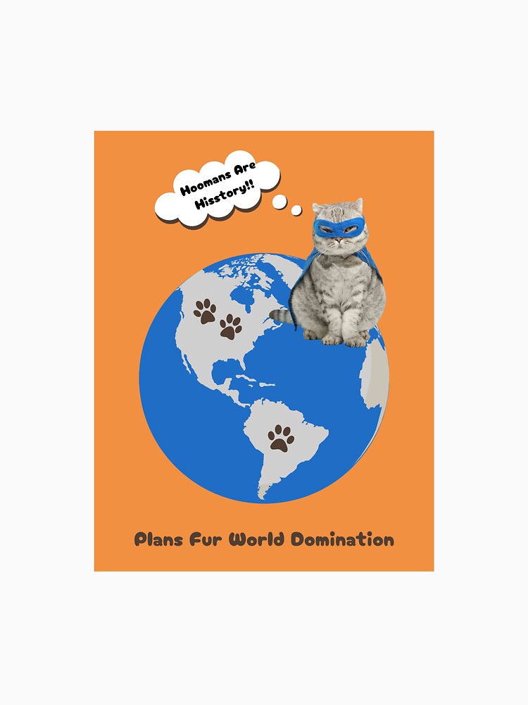 Supercat Takes Over the World by CheekyKitty T-Shirts, Hoodie, Sweatshirt | BlankRebels.com (Image 3)