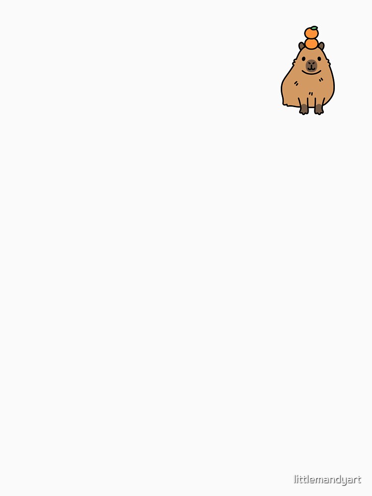 Capybara Love by littlemandyart T-Shirts, Hoodie, Sweatshirt | BlankRebels.com (Image 3)