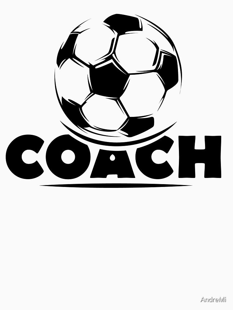 Coach trainer soccer team club team ball symbol icon by AndreMi