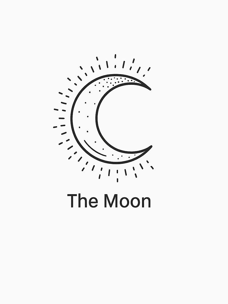 The Moon – Minimalist Celestial Crescent Moon Art by Vitanity T-Shirts, Hoodie, Sweatshirt | BlankRebels.com (Image 3)