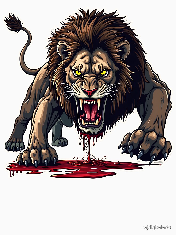 lion by rajdigitalarts T-Shirts, Hoodie, Sweatshirt | BlankRebels.com (Image 3)