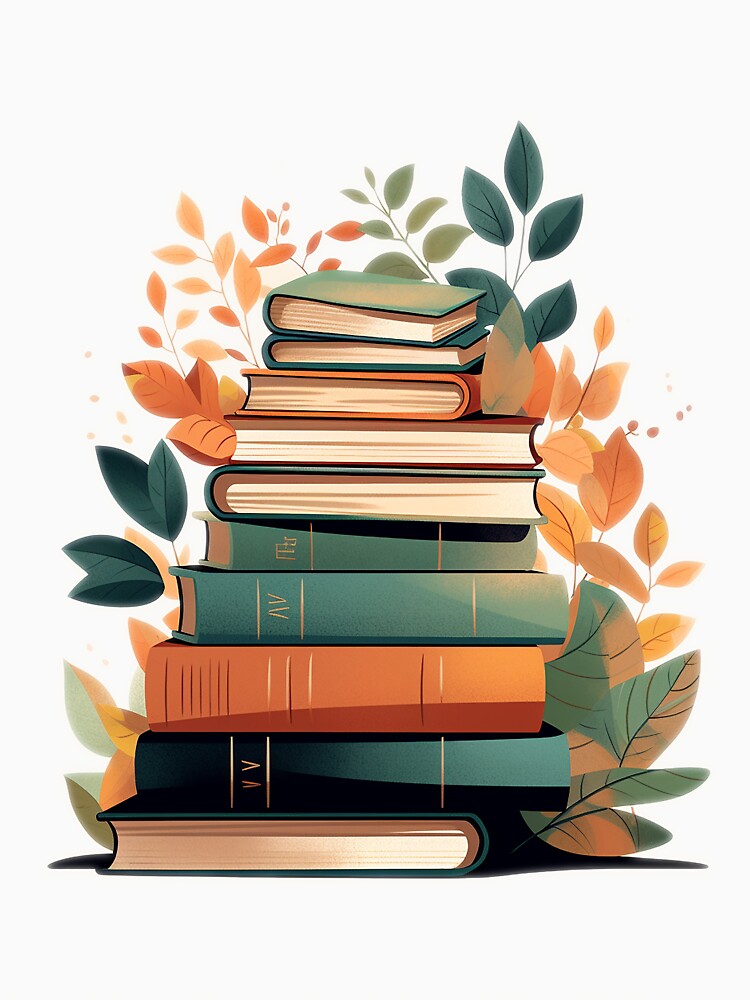 Cute Aesthetic Books with leaves by bolukconset T-Shirts, Hoodie, Sweatshirt | BlankRebels.com (Image 3)