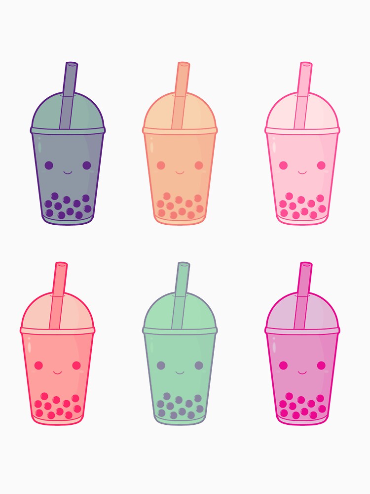 Boba drink, cute , kawaii design by Kiara3000 T-Shirts, Hoodie, Sweatshirt | BlankRebels.com (Image 3)