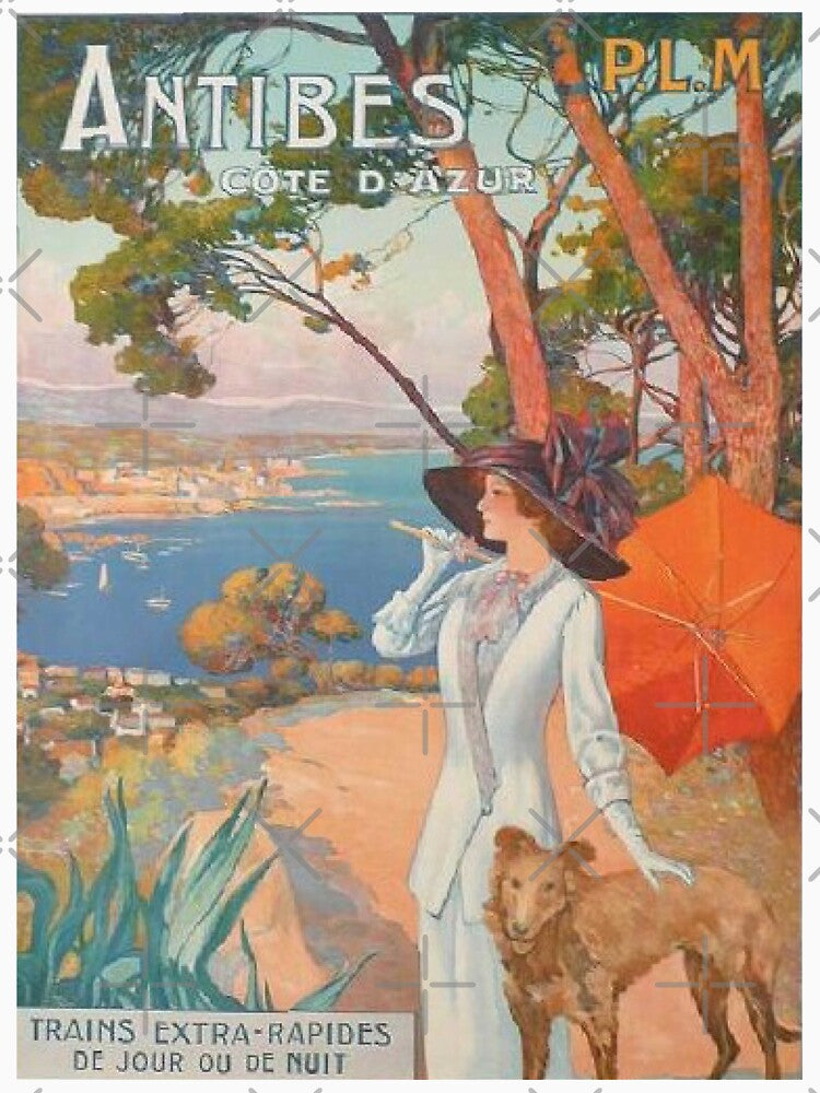 Antibes France Vintage Travel by cutesy T-Shirts, Hoodie, Sweatshirt | BlankRebels.com (Image 3)