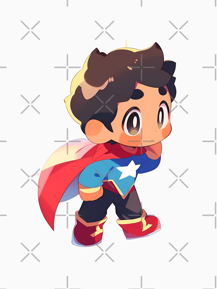 Funny Cartoon Superhero Kid by cArtToonShop T-Shirts, Hoodie, Sweatshirt | BlankRebels.com (Image 3)