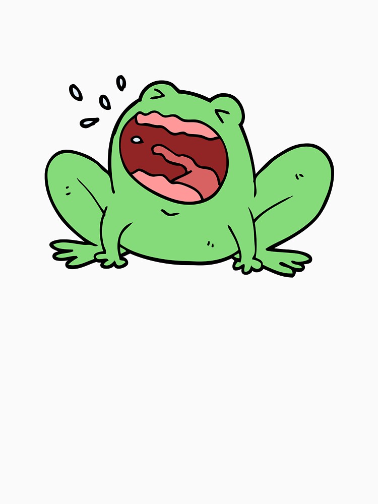 Screaming froggy, little funny screaming frog. by T-Look T-Shirts, Hoodie, Sweatshirt | BlankRebels.com (Image 3)