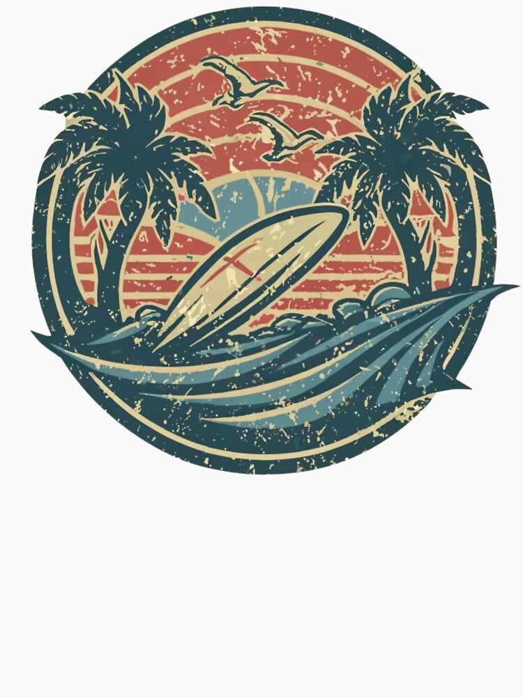 Vintage Surfing Vibes by badjershop T-Shirts, Hoodie, Sweatshirt | BlankRebels.com (Image 3)