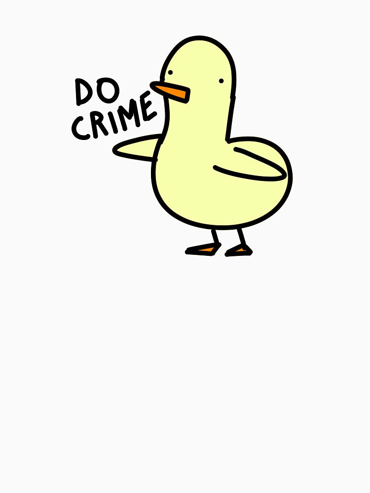 Crime duck by HummingGhost T-Shirts, Hoodie, Sweatshirt | BlankRebels.com (Image 3)