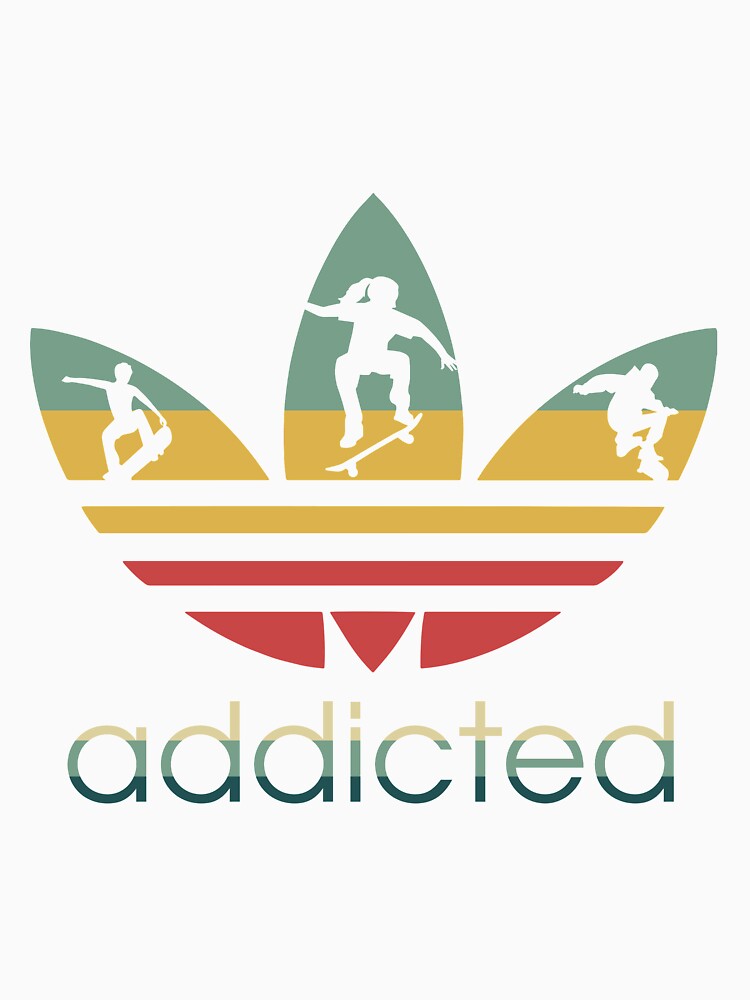 Skateboarding addicted vintage by chibichibii T-Shirts, Hoodie, Sweatshirt | BlankRebels.com (Image 3)