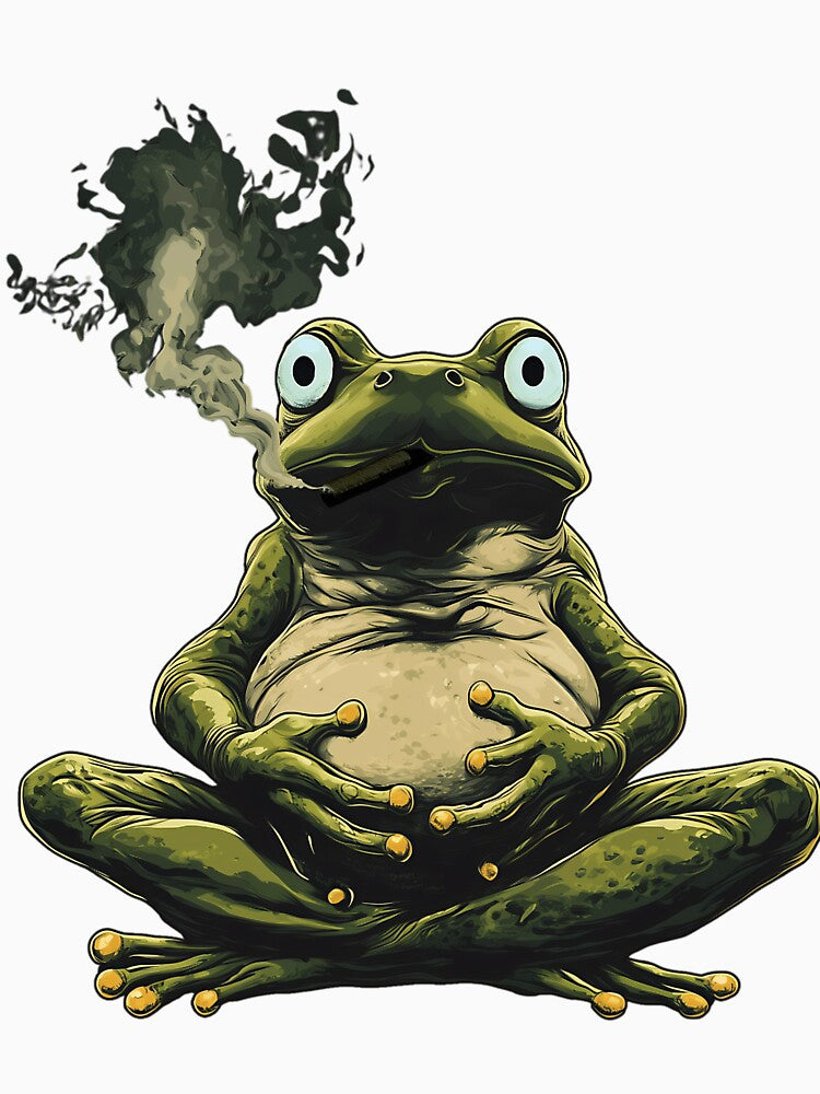 Funny Smoking Frog Meme Lazy T-Shirts, Hoodie, Sweatshirt