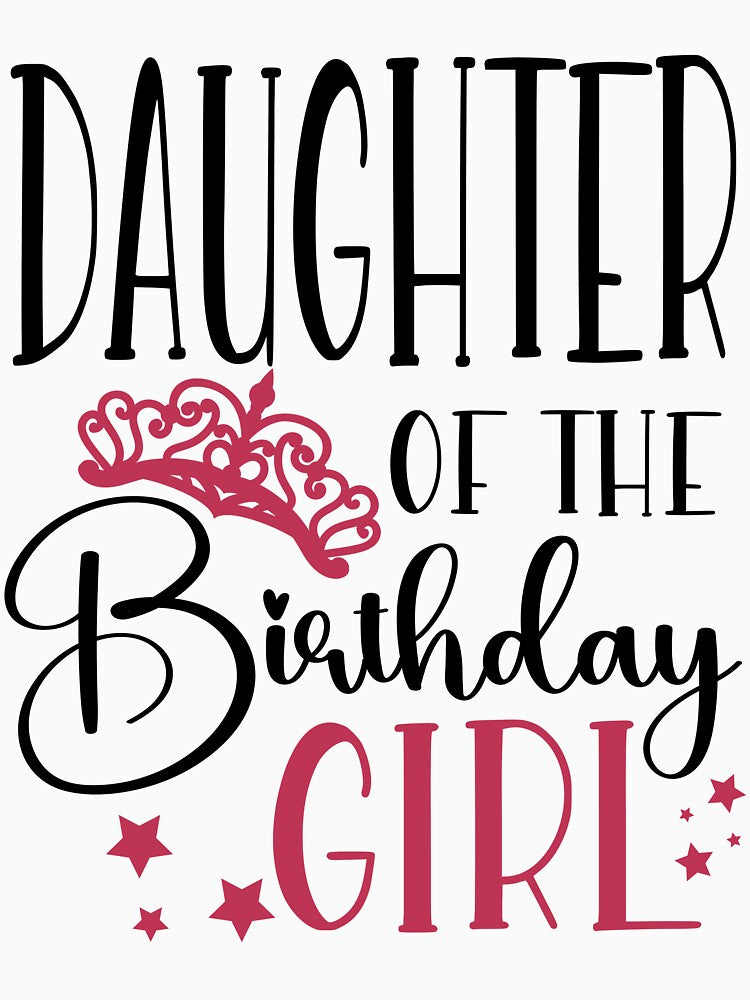 Family Matching Birthday Squad Daughter of the Birthday Girl Birthday Squad Party Favors by mysticblvd... (Image 3)