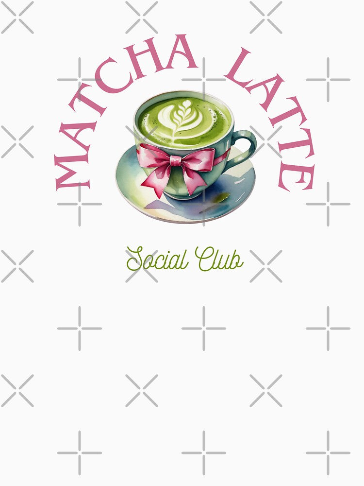 Matcha Latte Social Club by heelsplusears T-Shirts, Hoodie, Sweatshirt | BlankRebels.com (Image 3)