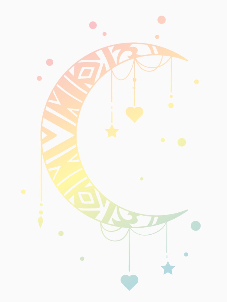 Pastel Goth Moon Kawaii Nu Goth by CreativeGiftShp