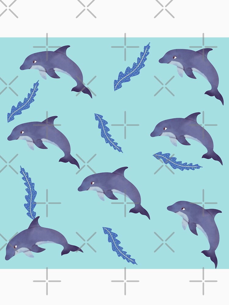Ocean Bathmat Blue Pattern by mimosadesigns T-Shirts, Hoodie, Sweatshirt | BlankRebels.com (Image 3)