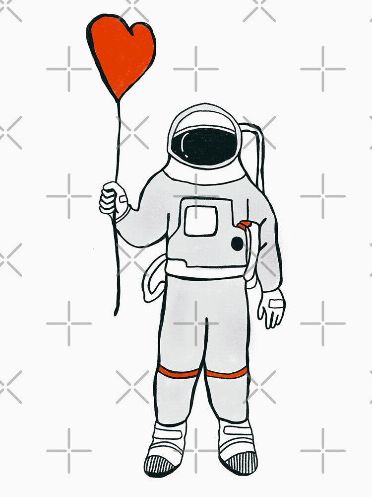 Astronaut saint Valentin USA nasa space love astronauts by Tropical Blood T-Shirts, Hoodie, Sweatshirt (Image 3)