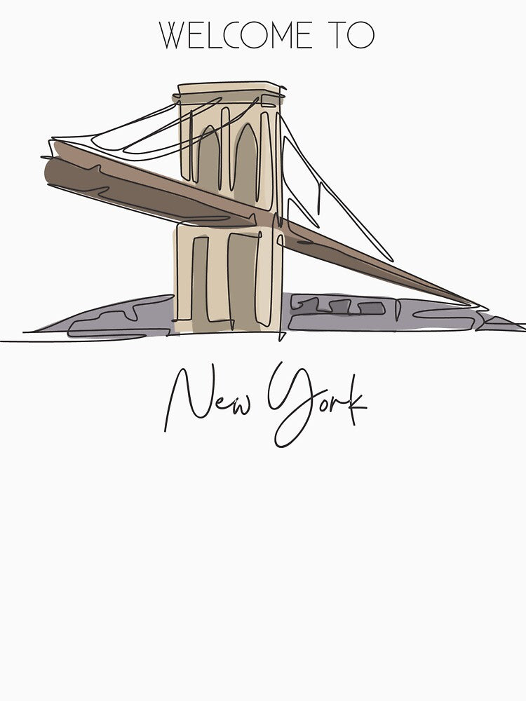 Welcome to New York Doodle by TheUSAFantasy T-Shirts, Hoodie, Sweatshirt | BlankRebels.com (Image 3)