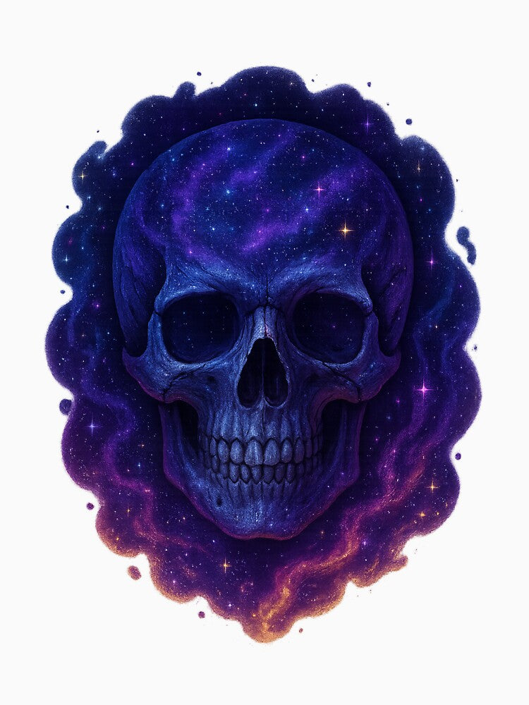 Cosmic Skull Nebula – Stars & Galaxy Glow by SarahsSZN T-Shirts, Hoodie, Sweatshirt | BlankRebels.com (Image 3)
