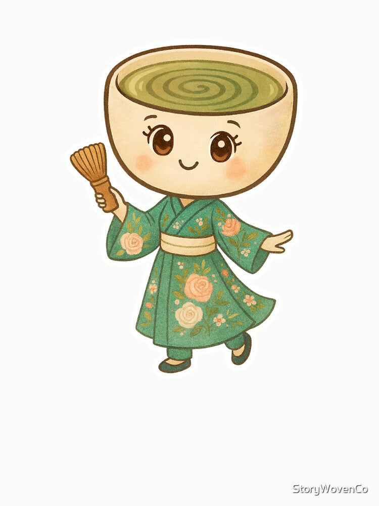 Matcha Yaccha – Café Cuties Collection by StoryWovenCo T-Shirts, Hoodie, Sweatshirt | BlankRebels.com (Image 3)